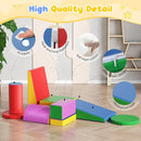 Lischwert Foam Climbing Blocks, Soft Climbing Toys for Toddlers, 9 Pieces Crawl and Climb Foam Playset with Cushion Pad, Indoor Climber Activity Play Set for Kids Age 1+(Colorful) by TinyTreasures Baby Boutique