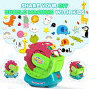 Bubble Machine for Toddlers Kids & Pets, with 8oz Safe Solution, Extra Large & Bubbles in Bubble Maker, Children & Pets Dog Toys Gift, Indoor/Outdoor Birthday Wedding Party Bubble Blower by TinyTreasures Baby Boutique