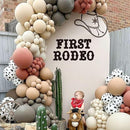 First Rodeo Wall Decal - Western Cowboy Theme First Birthday Party/Baby Shower Party Decorations Supplies Wall Stickers, Rodeo Sign Balloon Arch Backdrop and Party Backdrop Decorations Decals by TinyTreasures Baby Boutique
