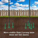 5-Prong Shepherd Hooks for Outdoor 2 Pack Heavy Duty Iron Garden Hooks for Hanging Plants, Bird Feeders, Lanterns, Solar Lights, and Wedding Decor – Rust-Resistant, Adjustable, Easy to Install 48 Inch by GreenHaven Gardens