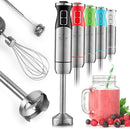Zulay Immersion Blender Handheld - Durable Stick Blender With Ultra-Sharp Stainless Steel Blades For Effortless Blending (Immersion Blender Set (No Cup), Matte Black) by TinyTreasures Baby Boutique