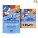 Gerber Stage 3 Baby Food Snacks, Very Berry Fruit and Veggie Melts, Baby Led Feeding, 7PK by TinyTreasures Baby Boutique