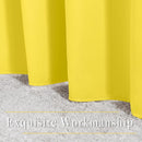 NICETOWN Bright Yellow Blackout Curtains 84 inch Long for Bedroom - Thermal Insulated Solid Grommet Light Blocking Window Curtains & Drapes for Living Room (2 Panels, 52 x 84 Inch, Bright Yellow) by TinyTreasures Baby Boutique