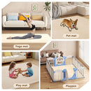 Baby Play Mat for Floor, 1.3'' Thick Memory Foam Tummy Time Mat - Super Soft Coral Velvet Nursery Rug with Non-Slip Backing, Crawling Rug for Toddlers/Infants, Yoga & Tatami Use, 79''x 118'' by TinyTreasures Baby Boutique