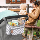 Accmor Universal Stroller Organizer with Detachable Phone Bag, Stroller Bag Caddy Organizer Stroller Accessories for Uppababy, Baby Jogger, Nuna, Doona, Britax Strollers by TinyTreasures Baby Boutique
