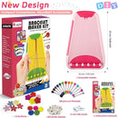 Arts and Crafts for Kids Ages 8-12,Friendship Bracelet Making Kit for Girl,Kids Jewelry Making Kit with 28 Pre-Cut Threads,Christmas Birthday Gifts for Ages 6 7 8 9 10 11 12 Year Old Red by TinyTreasures Baby Boutique
