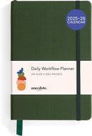Anecdote 2026 Planner: A Monthly, Weekly & Daily Planner 2026 for Planning Your Success - A5 Size Hardcover Start Anytime and Achieve your Goals - Evergreen by TinyTreasures Baby Boutique