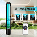 UV Light Sanitizer, Ultraviolet Lamp with Remote Control for Bed Bugs and Dust Mites, Home Disinfection Device UV Lamp for Home, Room & Kitchen, Ultraviolet Light with 3 Speed Timings by CozyNest Decor