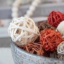 ANDALUCA Decorative Balls Bag Bowl Filler Home Decor (Orange) by CozyNest Decor