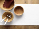 Solino Home Linen White Table Runner 48 Inches - 100% Pure Linen Small Table Runner 14 x 48 Inch Ideal for Dresser and Coffee Tables - Fall, Autumn, Halloween, Thanksgiving - Fete by CozyNest Decor