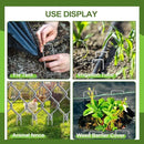 30 Pcs Galvanized Landscape Staples Metal Garden Stakes Heavy Duty for Ground Cover, U-Shaped Pins Yard Stakes Weed Barrier Fabric, Garden Hose, Drip Irrigation, 1.6 inch*(6+4 inch) by GreenHaven Gardens