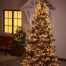 Dazzle Bright Christmas String Lights, 100 LED 33 FT Connectable Fairy Lights with 8 Modes, Waterproof Christmas Decorations for Indoor Outdoor Holiday Party Home Tree Decor (Warm White) by TinyTreasures Baby Boutique
