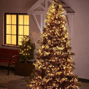 Dazzle Bright Warm White Christmas String Lights, 82ft 1000 LED Waterproof Green Wire Fairy Lights with 8 Modes, Outdoor Lights for Xmas Tree Holiday Wedding Party Christmas Decorations by GreenHaven Gardens