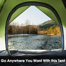 MOON LENCE Instant Pop Up Tent for 3-4 Person - Automatic Portable, Windproof for Camping, Hiking, Mountaineering by TinyTreasures Baby Boutique