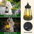ILLUMINEW Solar Garden Statues Rabbit Lights, Outdoor Lighted Bunny Garden Decor Waterproof Figurines for Patio Porch Balcony Yard Lawn Lantern, Unique Easter Gifts for Mom Grandma Mother by GreenHaven Gardens