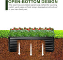 EDOSTORY Metal Raised Bed Garden Bed Kit, 6x3x2ft Tall Galvanized Planter Raised Garden Boxes Outdoor, Large Metal Raised Garden Beds for Flowers, Vegetables, Herbs by GreenHaven Gardens