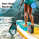 INSMY IP67 Waterproof Bluetooth Speaker, Shower Speaker Portable Small Clip-on, Multi Sync 100+ Speakers, Big Volume Booming Bass, 24H Playtime/Floatable/RGB Lights for Outdoor/Kayak/Beach (Black) by TinyTreasures Baby Boutique