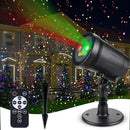 Outdoor Garden Laser Light Projector, Christmas Laser Lights with Red and Green Star Show, Waterproof Holiday Laser Light Landscape Spotlight, Suitable for Outdoor Garden, Home, Decoration, Party by GreenHaven Gardens