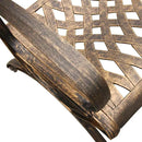 Oakland Living Ornate Traditional Outdoor Cast Aluminum Bronze Patio Dining Chair by GreenHaven Gardens
