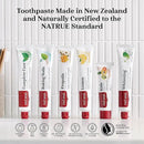 Red Seal Baking Soda Toothpaste - Fluoride-Free Herbal & Mineral Formula, Vegan-Friendly, Cruelty-Free, SLS and Paraben-Free, No Artificial Flavors, NATRUE Certified Natural, Dry Mouth Relief (2 Pack) by CozyNest Decor