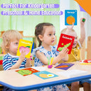 51 PCS Spanish Baby Cognitive Flashcards, Double Sided Printed 7 in 1 Colorful Cards Alphabet, Numbers, Foods, Animals, Shapes, Colors with 2 Reclosable Rings, Learning Tool for Toddlers by TinyTreasures Baby Boutique