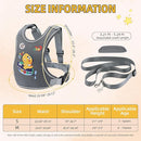 2025 New Safety Harness for Autism and Special Needs Child (3-6 yrs), Anti-Elopement Vest Harness with Light Reflector and Grab Handle for Active, Autistic ADHD Kids,Adjustable Tether Leash with Pouch by TinyTreasures Baby Boutique