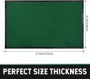 fani Heavy Duty Large Outdoor Indoor Entrance Doormat Grass Green Waterproof Low Profile Entrance Rug Front Door Mat Patio Anti-Skid Rubber Back, 31x47 inch (Grass Green) by GreenHaven Gardens