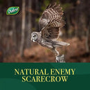 Dalen Large Fake Owl Decoy to Scare Birds Away - Garden Scarecrow Provides Natural Pest Control - 16" Tall - Great Horned Owl by CozyNest Decor