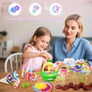 Plunack Flower Bouquets Toys for Kids Age 4-8, Flower Press Kit DIY Flowers Making Craft Kit for 4 5 6 7 Year Old Girls Arts & Crafts Toys Educational Handmade Activity Set, Birthday Gift for Girls 3+ by TinyTreasures Baby Boutique