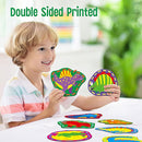 9 Pieces Kids Lacing Cards, Double Sided Sewing Cards in 9 Dinosaurs with 9 Colorful Laces, Imagination Development Lacing Toys Games for Children Educational and Learning Activity by TinyTreasures Baby Boutique