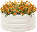 2-Pack 2x1ft Galvanized Raised Garden Bed, Outdoor Planter Bed, Metal Planter Box for Gardening and Planting by GreenHaven Gardens