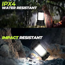 Rechargeable Camping Lantern, 3000LM 5 Light Modes Camping Light 4400 Capacity Phone Charger LED Impact-Resistant Flashlight Lantern Portable Waterproof Hurricane Lanterns for Emergency(Black) by CozyNest Decor