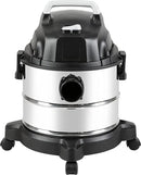 Amazon Basics Wet Dry Vacuum Cleaner, 4 gallon Shop, 3 HP Stainless Steel, Grey/Black by CozyNest Decor