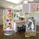 Vertical Hydroponic Growing System Kit – LED Grow Lights, Hydroponic Vegetable Tower,Inddor Lettuce Growing Garden,28 Plant Sites, for Indoor & Outdoor Gardening,Full Spectrum