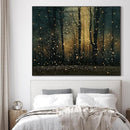 SIGNWIN 36"x46" Extra Large Framed Wall Art Magical Firefly Forest at Twilight, Enchanted Nature Scene for Home Living Room Bedroom Decor (Frame Assembly Required) by CozyNest Decor