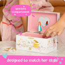 Musical Princess Kids Jewelry Box - Girls Jewelry Box with Mirror, Princess Gifts for Little Girls, Unicorn Toys for Girls Age 4-6 by TinyTreasures Baby Boutique