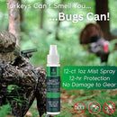 Scented Picaridin Insect Repellent; Twelve 1oz Mist Spray Bottles; 12-hr Proven Protection; Ticks, Mosquitoes, No-Seeums, Gnats and Chiggers by TinyTreasures Baby Boutique
