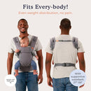Beco Baby Gemini Newborn to Toddler Carrier - Front, Back and Hip Seat, Backpack & Front With Adjustable Seat, Ergonomic Holder 7-35lbs (Pink Linen) by TinyTreasures Baby Boutique