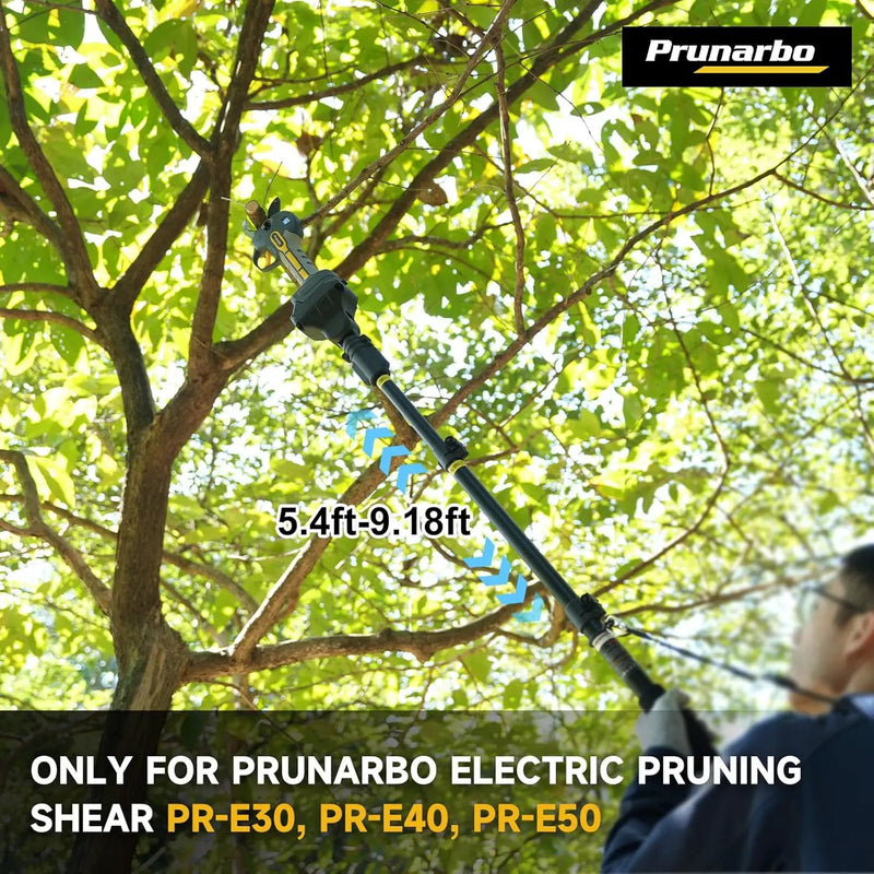 Extendable Pole for Cordless Electric Pruning Shear, Telescopic Pole 4.2-8.2 ft Extension for Gardening Tree Pruner Extended Cutting Reach for Professional Battery Secateurs Heavy Duty, photo 3 of 6