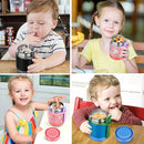 10oz Soup Thermo for Hot Food Kids,Lunch Thermo Kids Food Jar with Spoon Hot Insulated Food Containers,Leak Proof Stainless Steel Wide Mouth Lunch Food Thermo Jar for School(Pink-Mermaid) by TinyTreasures Baby Boutique