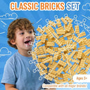 Strictly Briks Classic Bricks Starter Kit, Sand, 96 Pieces, 2x4 Studs, Building Creative Play Set for Ages 3 and Up, 100% Compatible with All Major Brick Brands by TinyTreasures Baby Boutique