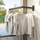 Laundry Drying Rack,Drying & Clothes Rack,Wall Mounted,Retractable & Collapsible, Grey by CozyNest Decor