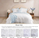 Full Comforter Set - 7 Pieces Ruffle White Bedding Sets, Shabby Chic Farmhouse Bed in a Bag Full with Ruffle Comforter, Floral Sheets, Pillowcases & Shams by CozyNest Decor
