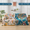 Boho Throw Blanket, Reversible Cotton Bohemian Tapestry Hippie Room Decor Double Sided, 100 Cotton King Size Bed Throw, Lightweight Summer Blanket for Travel, Sofa, Picnic,90"x98" by CozyNest Decor