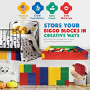 Large Building Blocks for Kids Ages 3-8 – 336 Piece Mega Set – Indoor & Outdoor STEM Toy for Boys & Girls by TinyTreasures Baby Boutique