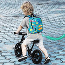 Accmor Toddler Backpack Leash with Anti Lost Wrist Link, Cute Mini Child Walking Harnesses Keep Kids Close Back Pack Rope Tether Rein for Baby Boys (Turquoise/Dino) by TinyTreasures Baby Boutique
