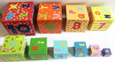 TOWO Wooden Stacking Boxes-Nesting and Sorting Cups Numbers Alphabet Animals Blocks for Toddlers-Stacking Cubes Educational Toys for 2 Years Old Montessori Materials by TinyTreasures Baby Boutique