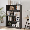 Bookshelf, Open Modern Bookshelf, 4 Shelf Bookcase with Freestanding Display Storage, Wooden Book Shelf for Bedroom, Living Room, Dinning Room, Office, 48 Inch, Gray by CozyNest Decor