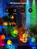 Christmas Spotlight Outdoor 12W RGBW LED Color Changing Landscape Lights with Remote Control 120V Waterproof Plug in Spot Lights outdoor Landscape Light for Tree Yard Garden Christmas, 4 Packs by GreenHaven Gardens