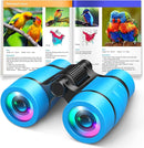 Toys for Boys Ages 3-7: LET'S GO! Kids Binoculars with Bird Watching Manual for 4 5 6 7 Year Old Boys Girls Outdoor Toy for Kid Ages 4-6 Camping Telescope Toddler Birthday Gift by TinyTreasures Baby Boutique